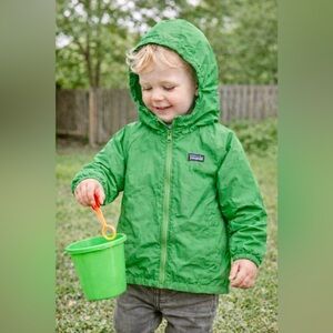 Patagonia Nano Puffer Hooded Down Reversible 2-in-1 Kids Weather Zip Up Jacket